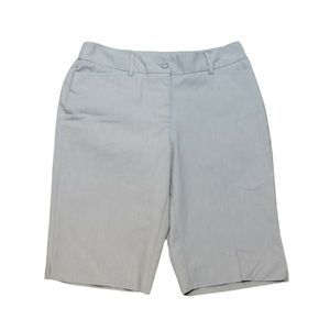 Counterparts Bermuda Shorts ~ Sz 4P ~ Gray ~ Mid Rise ~ 11 Inch Inseam